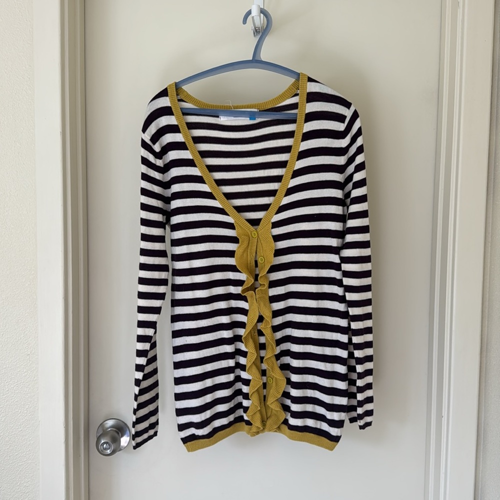 Anthropologie Sparrow Cotton cardigan size L